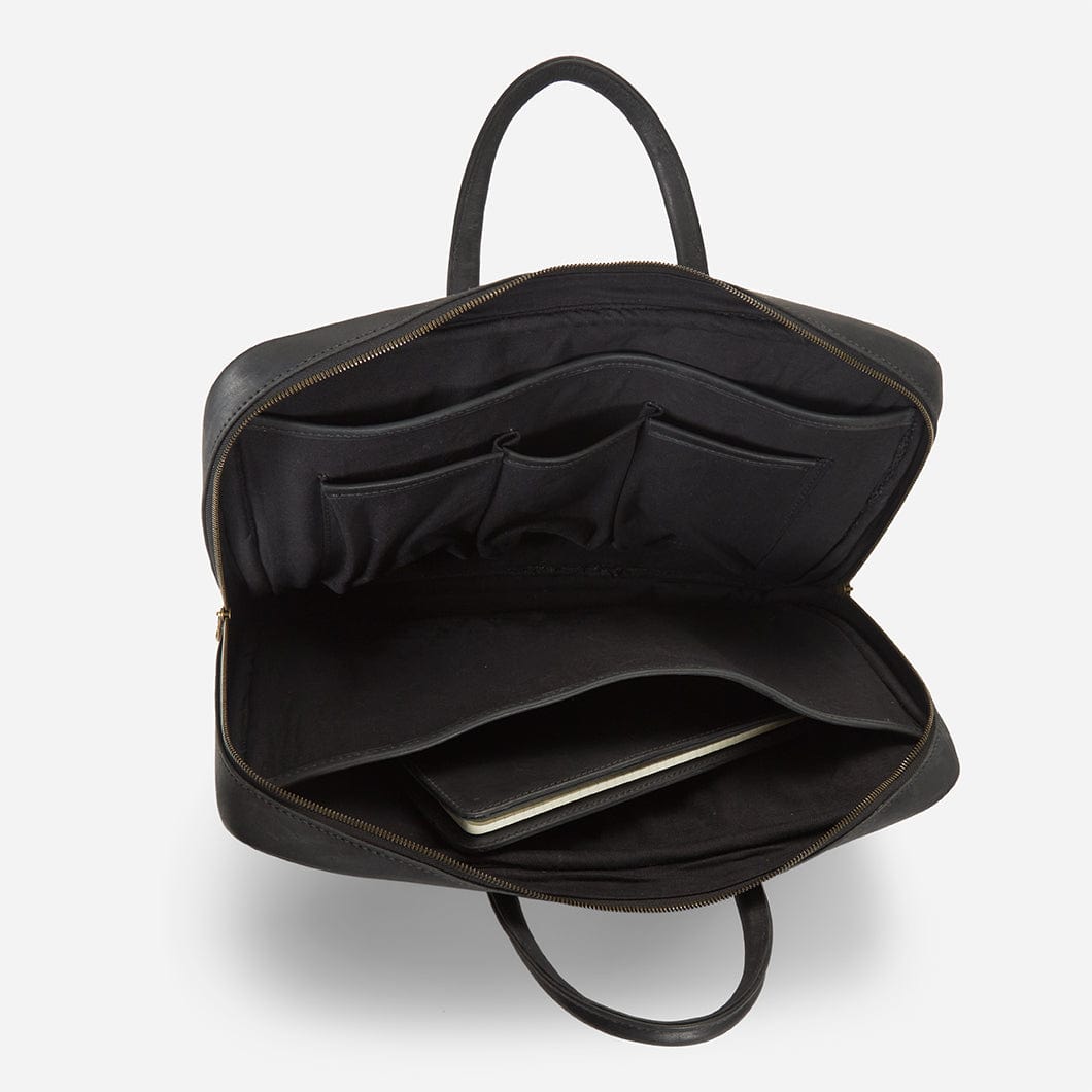 Brentwood Leather Briefcase Sling & Crossbody Bags