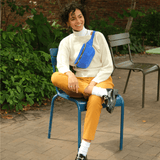 Enku Leather Fanny Pack Sling & Crossbody Bags