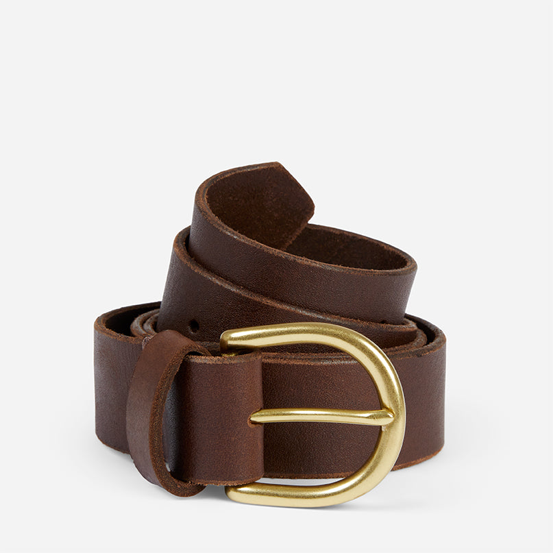 Walker Women's Belt Dark Brown – Parker Clay - Main Image