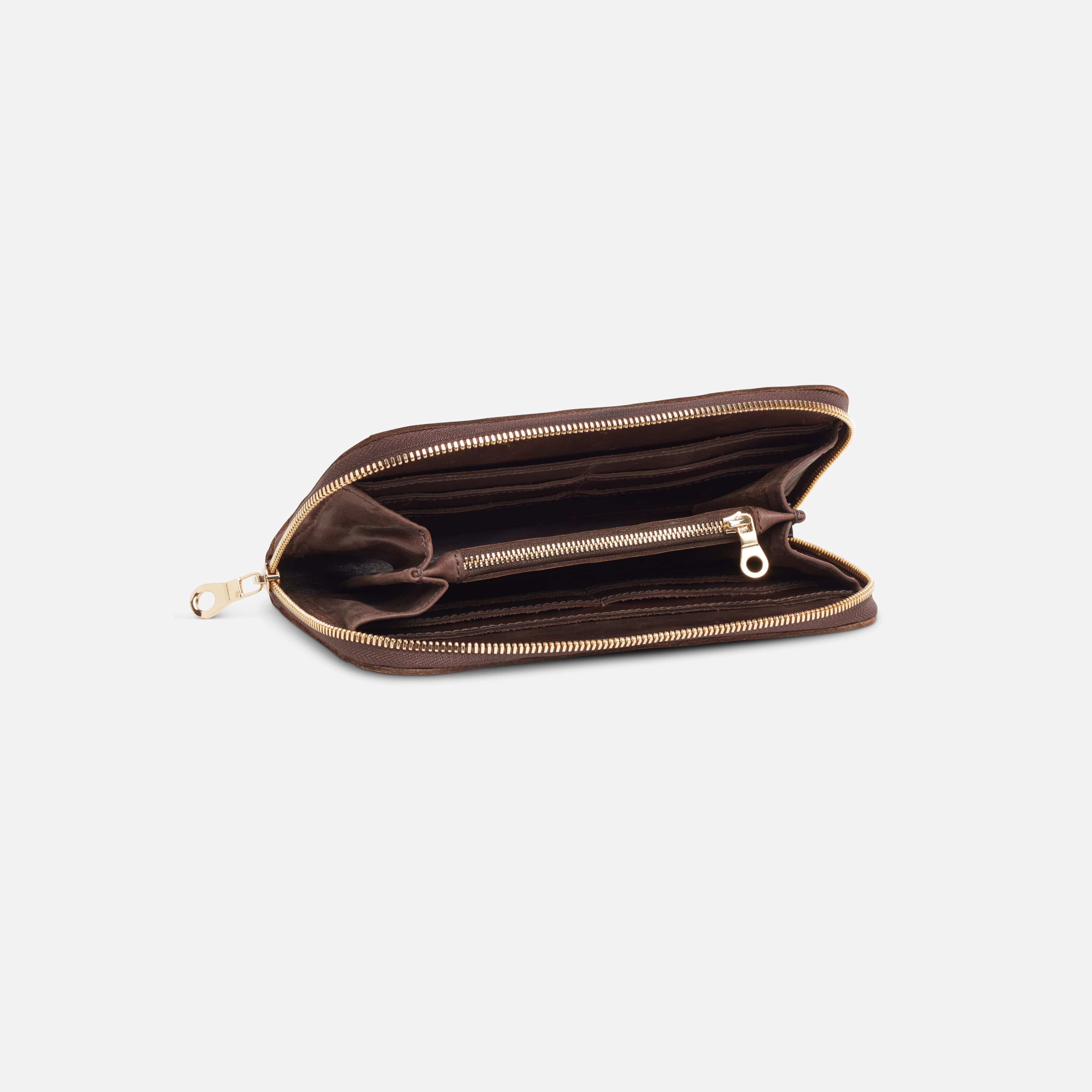 Zahra Leather Accordion Wallet Wallets