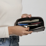 Zahra Leather Accordion Wallet Wallets