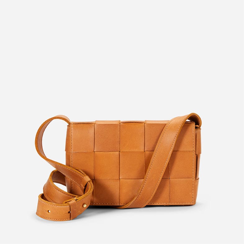 Deset Woven Leather Crossbody – Parker Clay