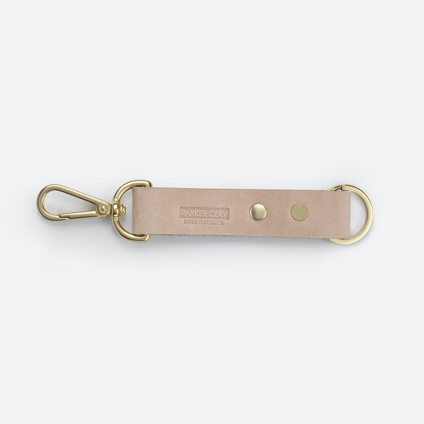 Personalized Leather Keychain Key Chain Ring - The Henry - Holtz Leather