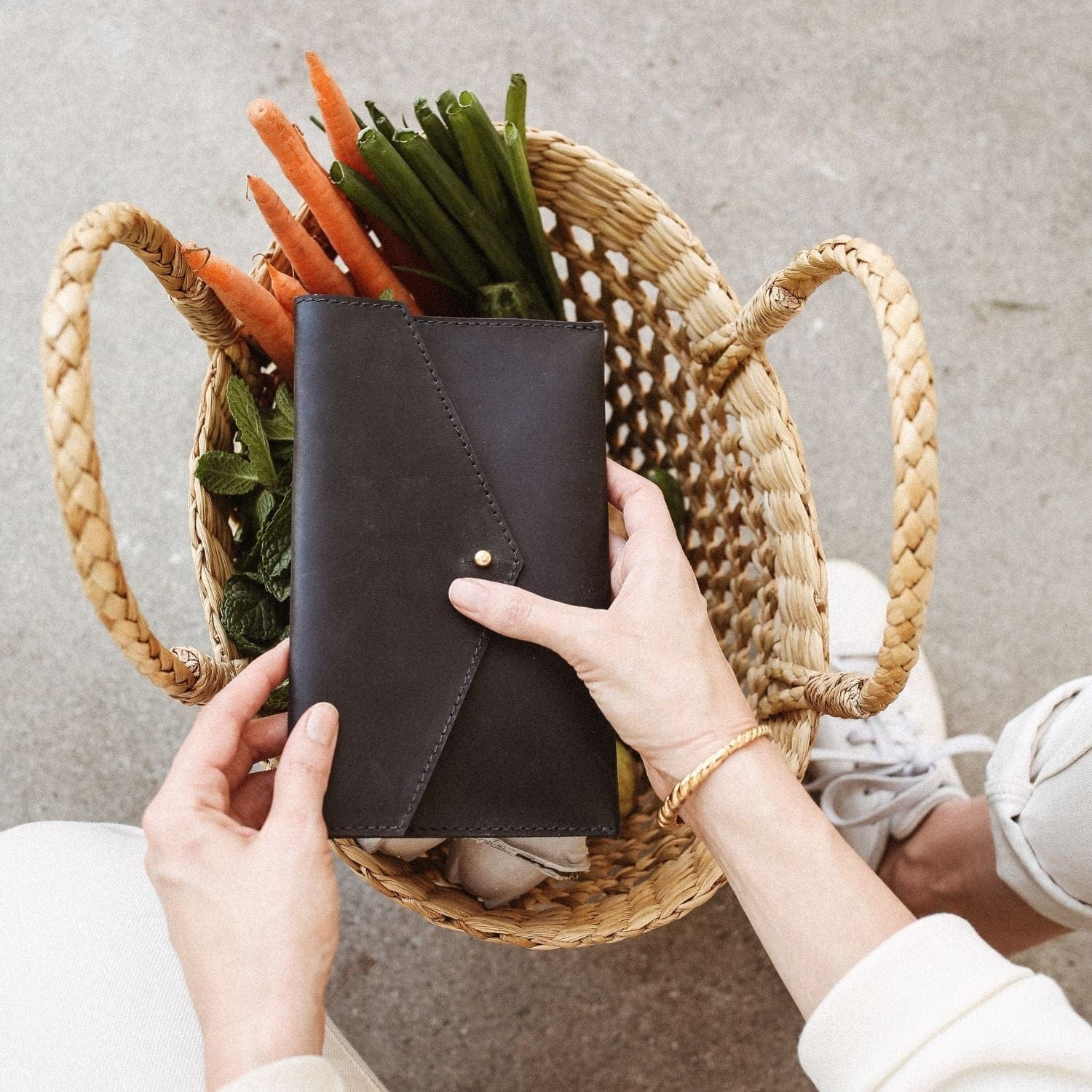 Abeba Leather Envelope Wallets