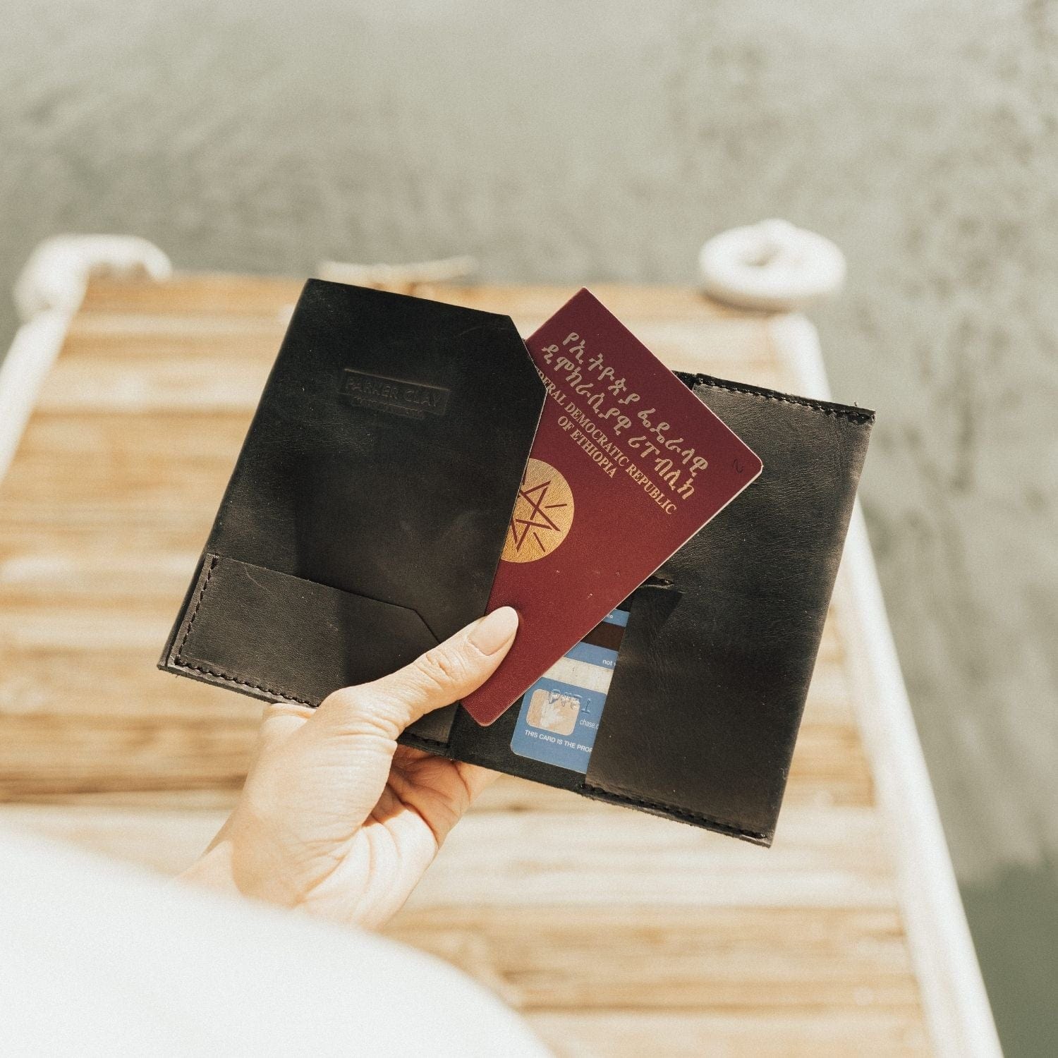 Addis LeatherPassport Wallet Accessories