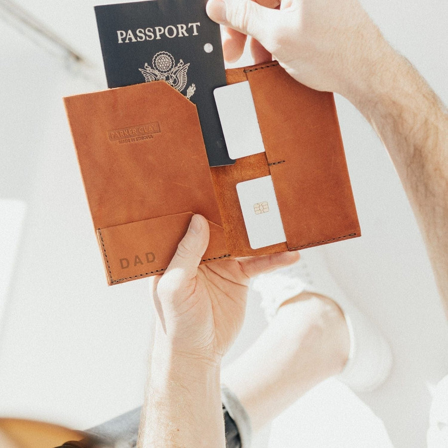 DIY Leather Passport Covers