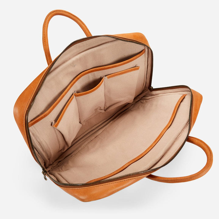 Brentwood Leather Briefcase Sling & Crossbody Bags   