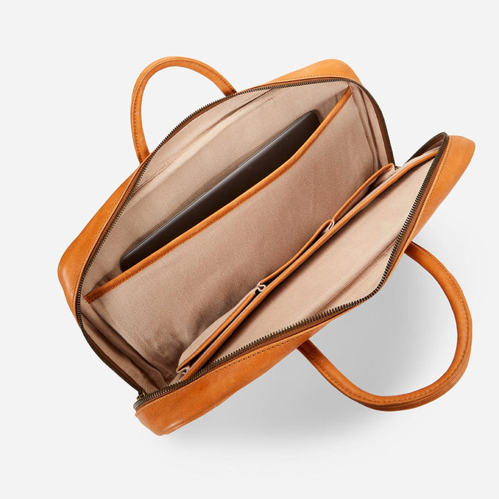Brentwood Leather Briefcase Sling & Crossbody Bags   