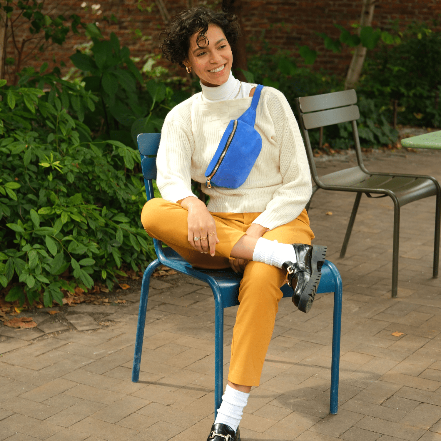 Enku Leather Fanny Pack Sling & Crossbody Bags