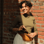 Enku Leather Fanny Pack Sling & Crossbody Bags   