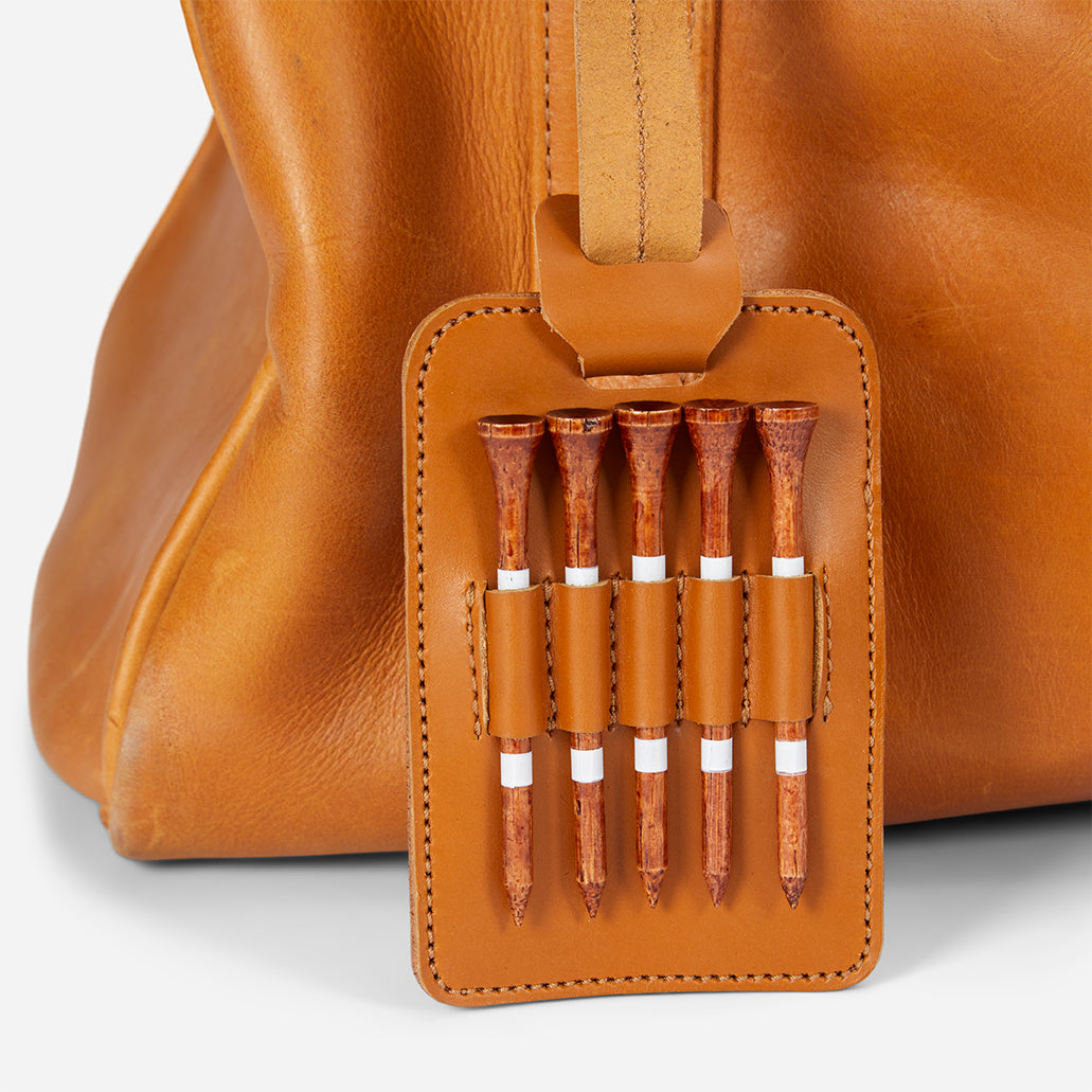 Golf Tee Tag Leather Bag Straps