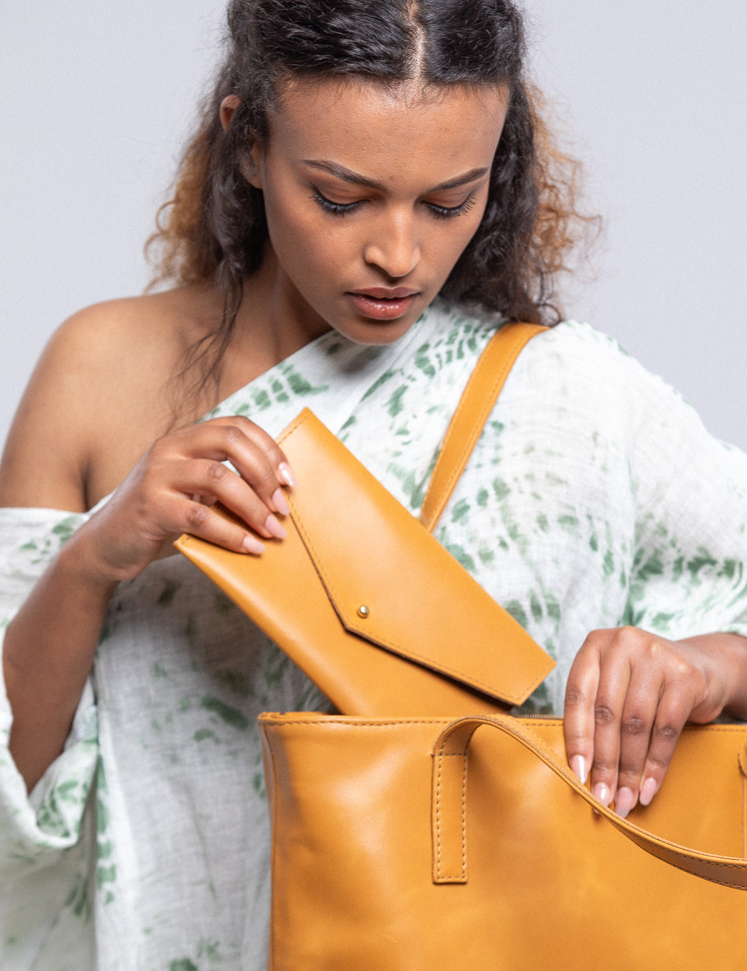 Abeba Leather Envelope Wallets