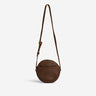 Kyah Crossbody Circle Bag - WHS Sale Sling & Crossbody Bags Dark Brown Milled