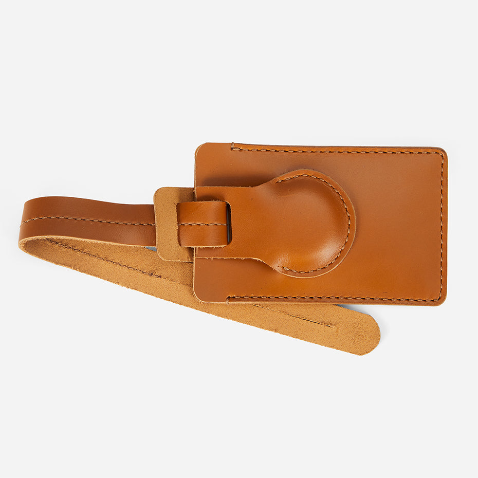 Airtag Luggage Tag Holder Leather Bag Straps