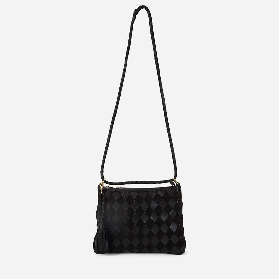 Bottega Veneta mini pouch in black and clay, Women's Fashion, Bags
