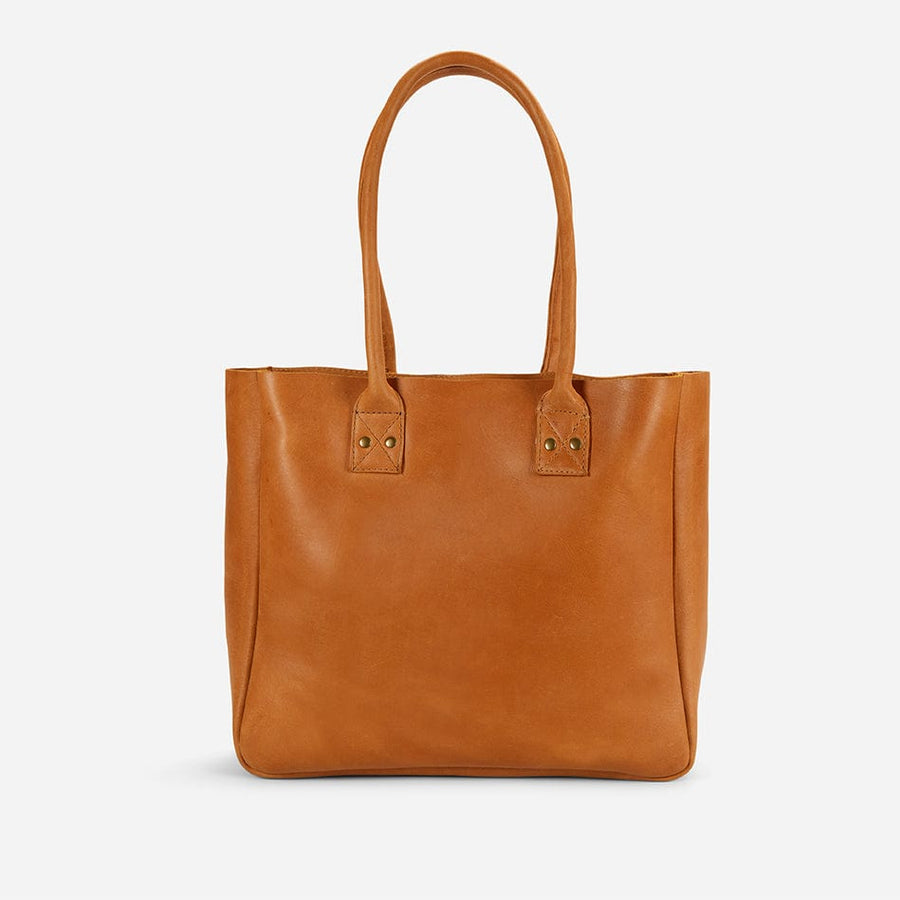 to The Market x Parker Clay Merkato Signature Leather Tote Bag - Black