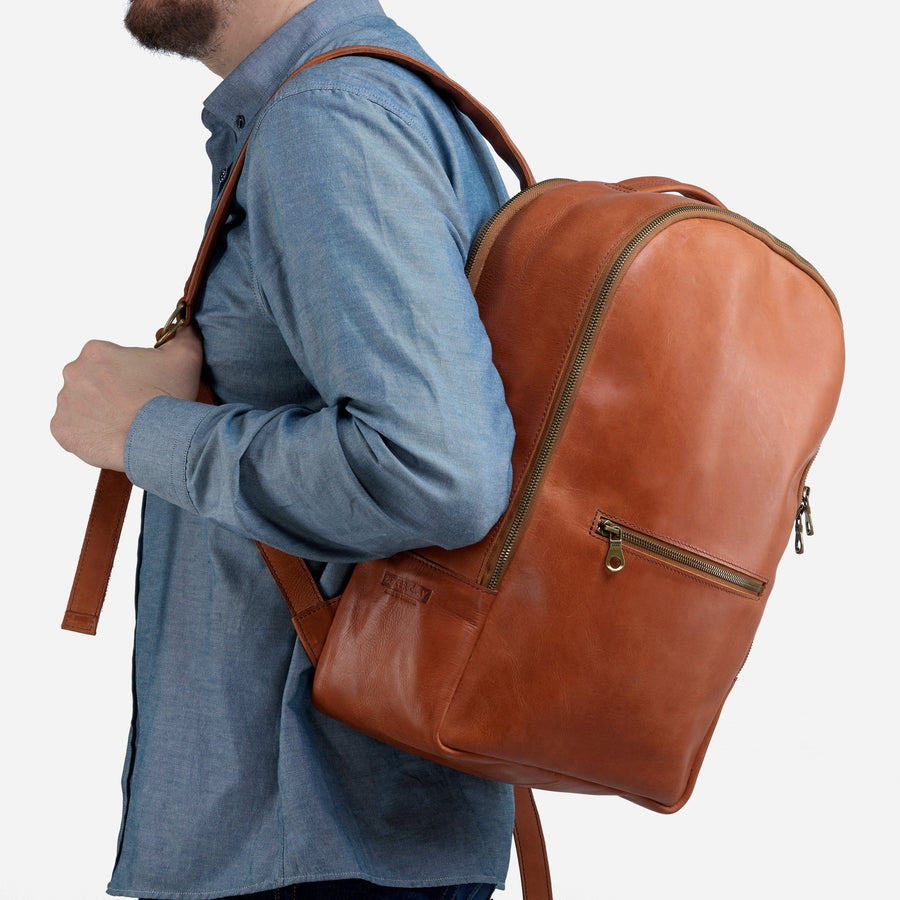 Men's Leather Backpacks Collection