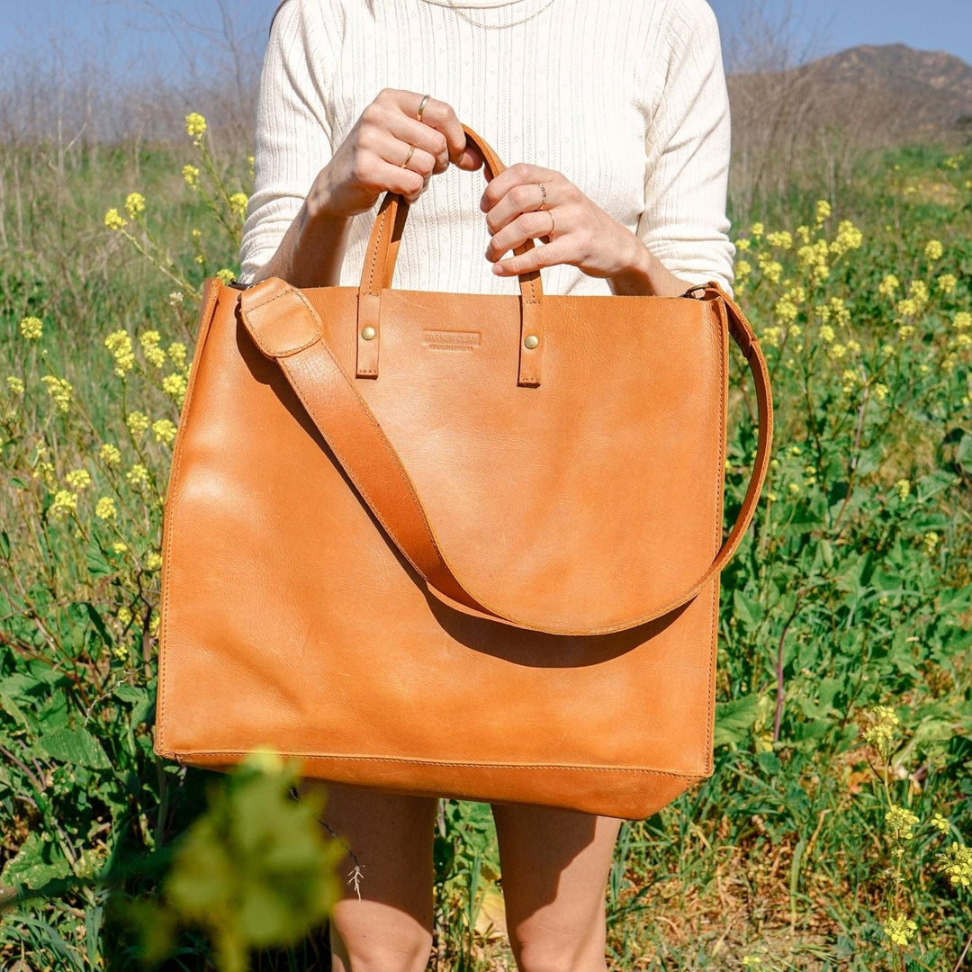 Merkato Shopper Leather Tote Bag – Parker Clay