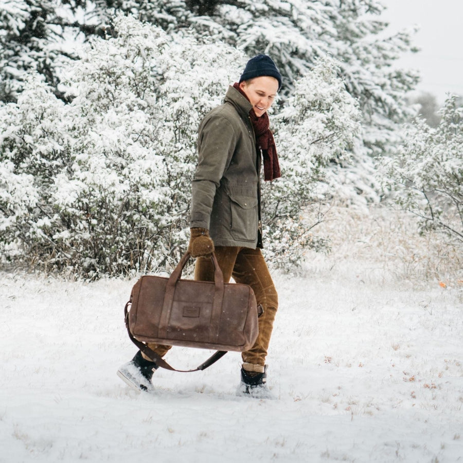 Timberland leather duffle bag hot sale