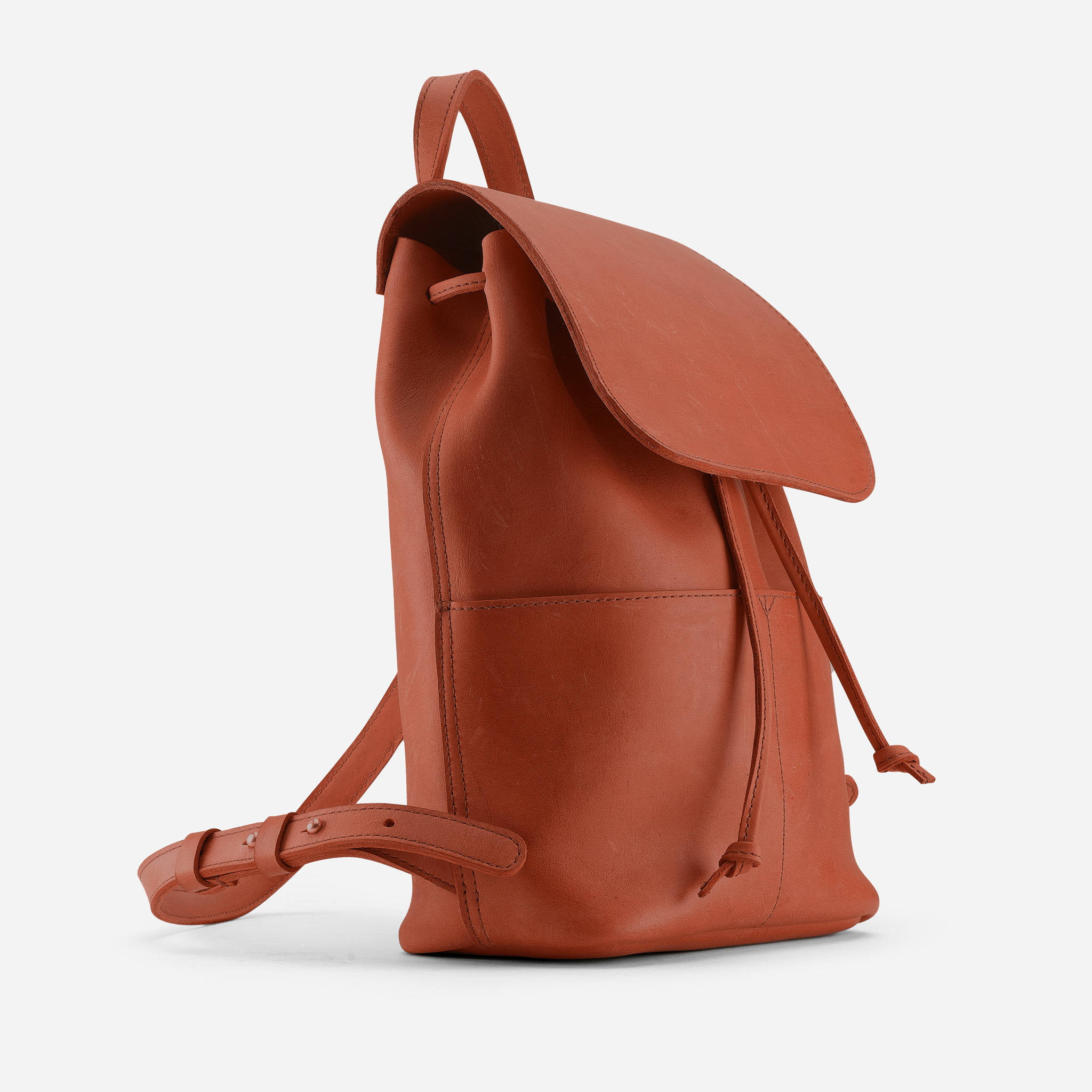 Backpack with drawstring and flap shop