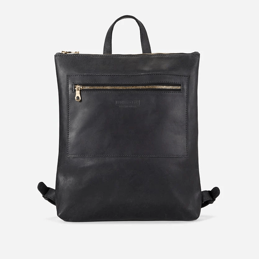 Parker Clay Ella Leather Mini Backpack - Rust Brown