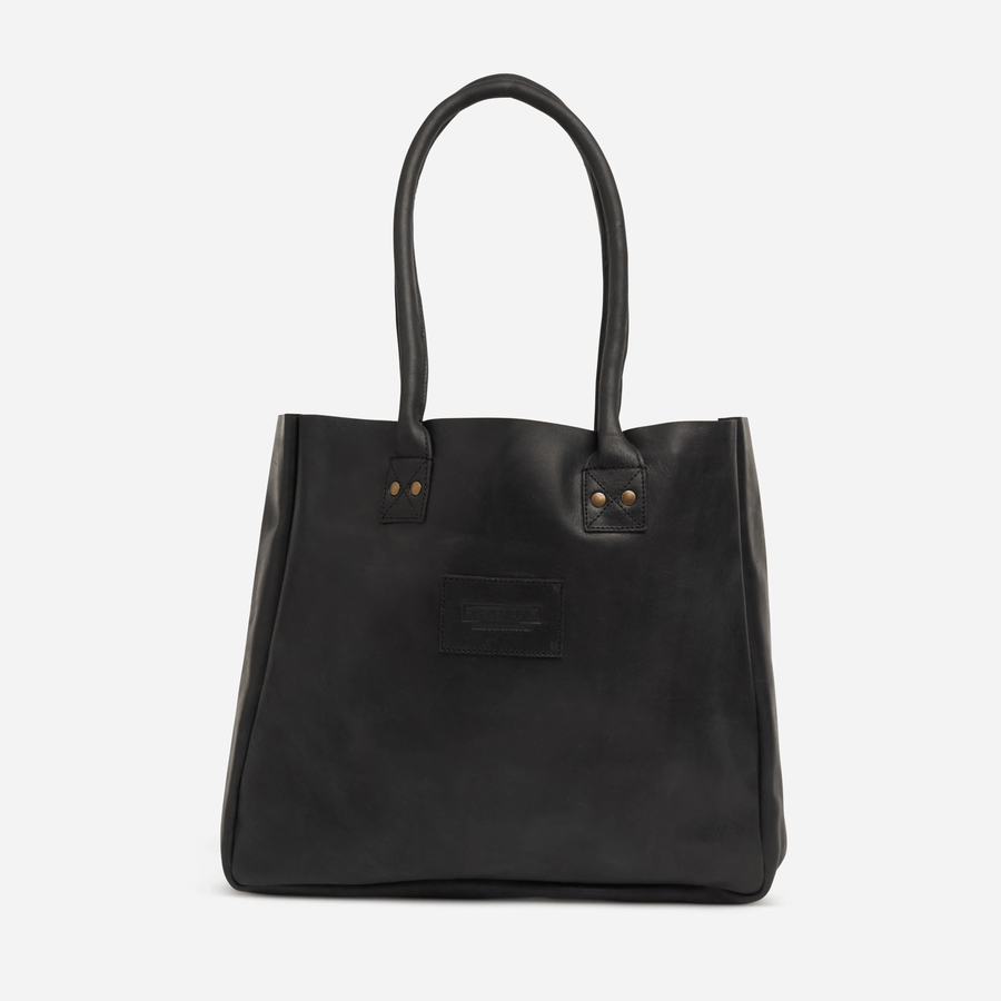 M Wall is Love leather Pocket tote bag