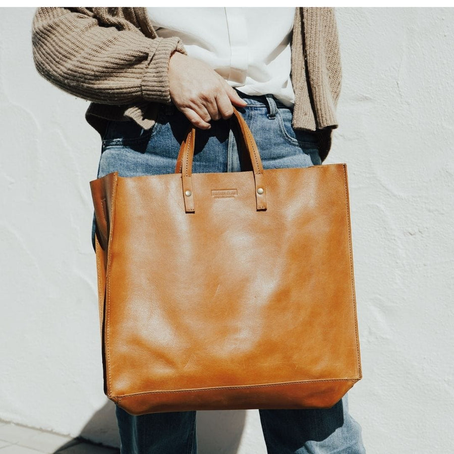 Ethically Crafted Sustainable Leather / Mari Backpack / Black / Genuine Full Grain Leather / Parker Clay / Certified B Corp