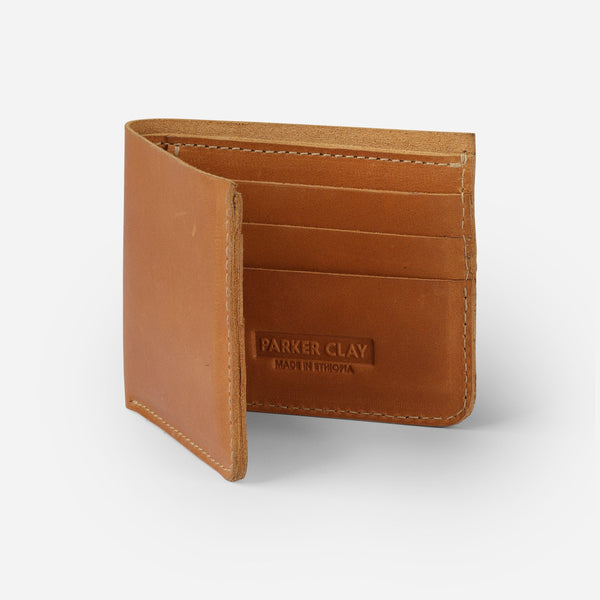 Abera Billfold Leather Wallet - Rust Brown – Parker Clay