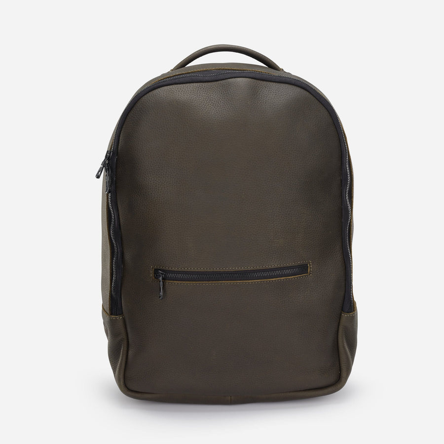 Heritage Vintage Leather Mini Backpack - Light Brown