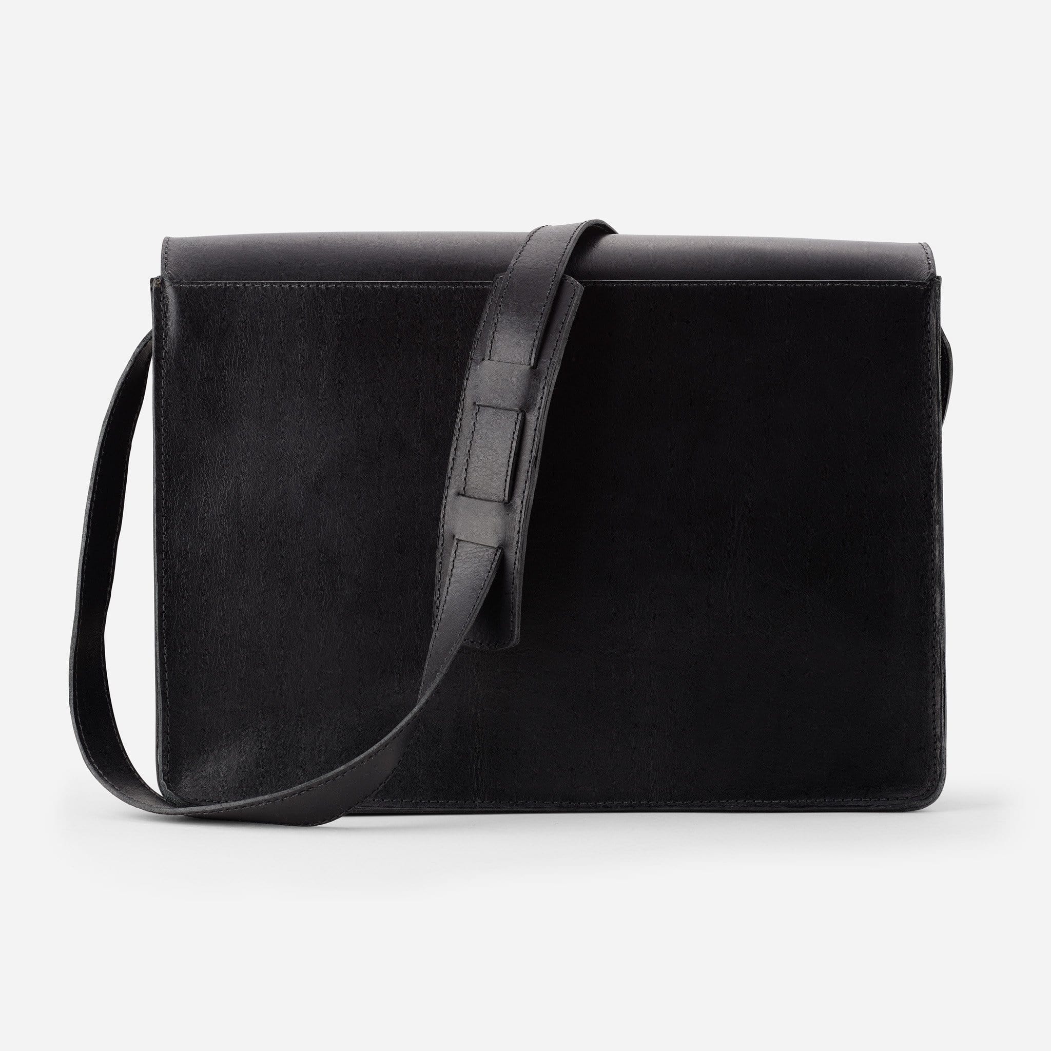 Austin Leather Messenger Bag – Parker Clay