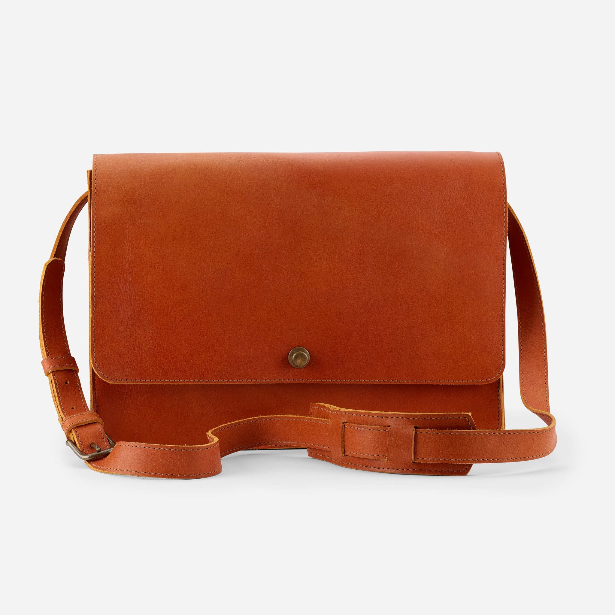 Austin Leather Messenger Bag – Parker Clay
