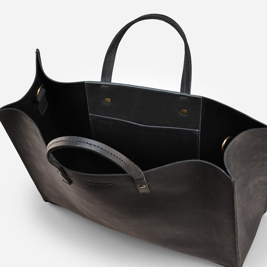Merkato Signature Tote Bag  Full-Grain Leather – Parker Clay