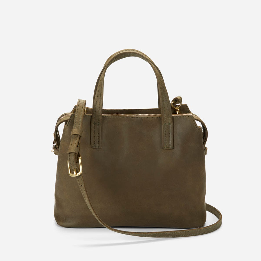 Sand/coffee Nappa Leather Pocket Bag