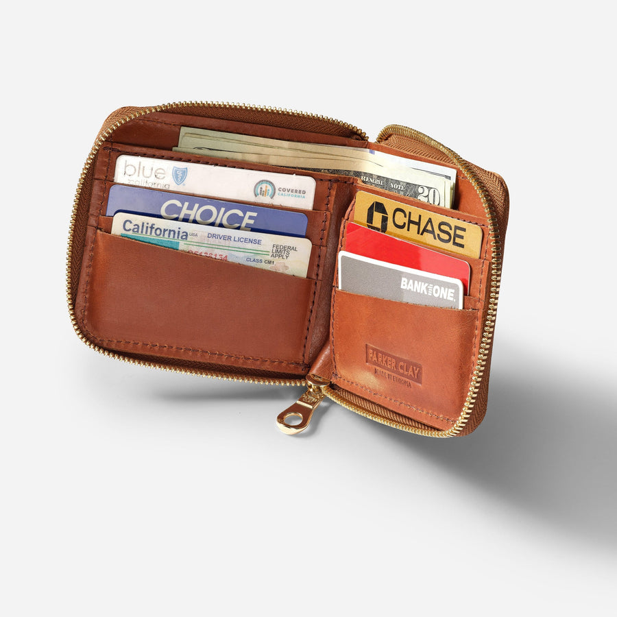 T Monogram Zip Coin Case: Women's Wallets & Card Cases