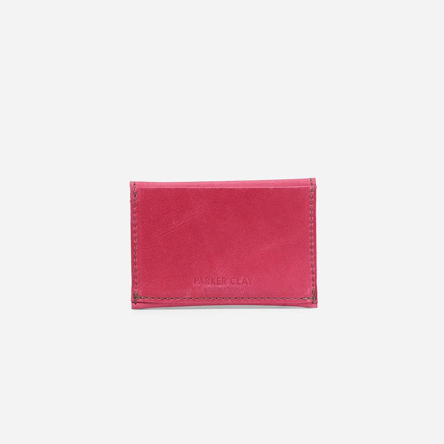 Ethically Crafted Sustainable Leather / Tigi Womens Card Wallet / Black / Genuine Full Grain Leather / Parker Clay / Certified B Corp